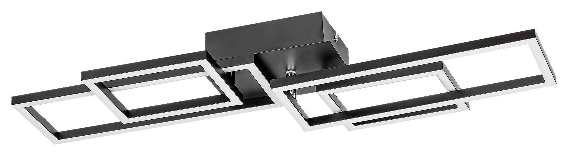 LED PLAFONJERA Quince  - crna, Trendi, metal (66/25,5/9,5cm)