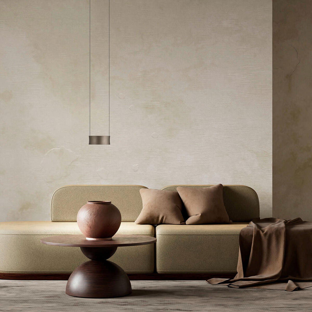 HÄNGELEUCHTE Impact 15/60-180 cm   - Bronzefarben, MODERN, Metall (15/60-180cm) - Bankamp