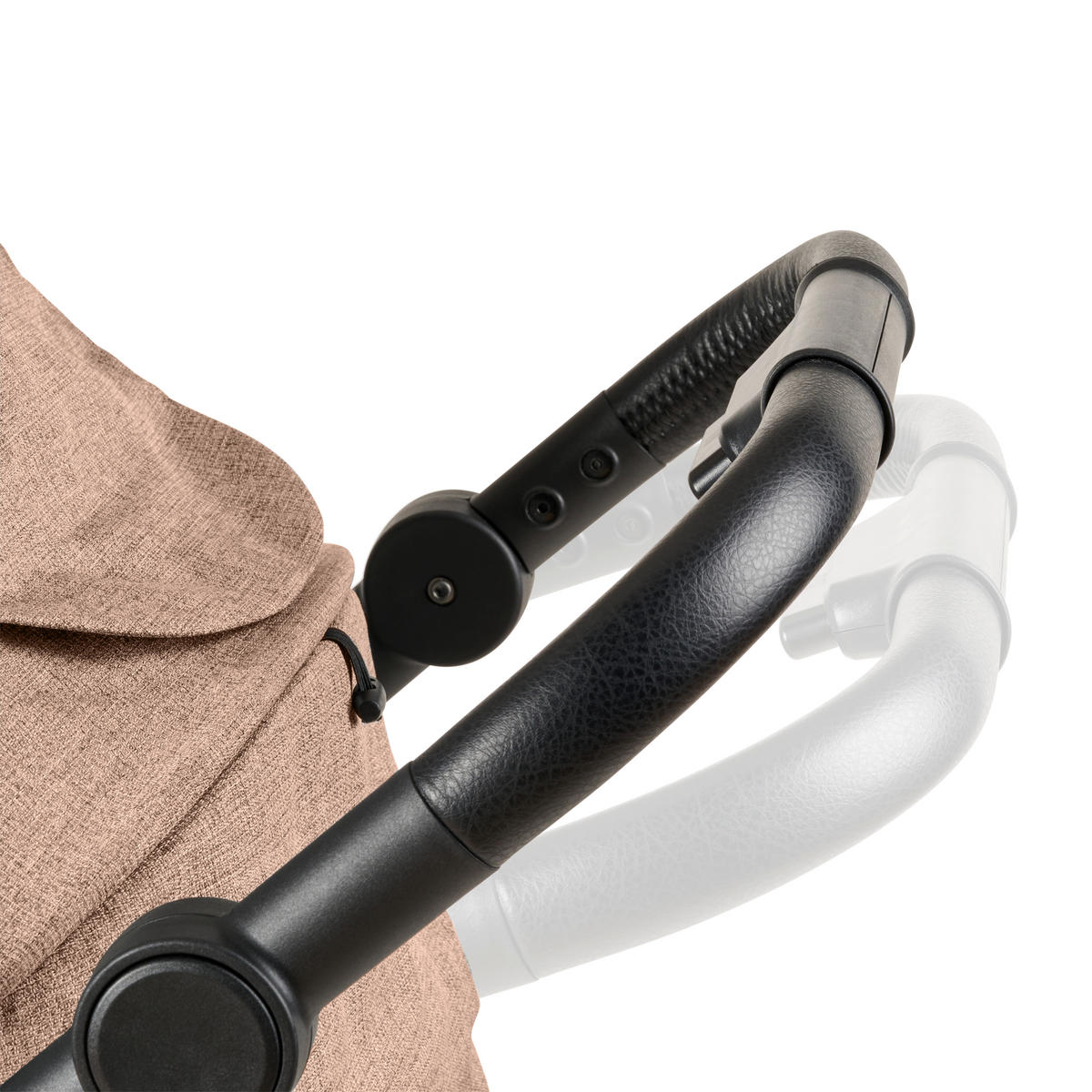 BUGGY  - Beige/Schwarz, Trend, Kunststoff/Textil (55/56/107cm) - Jimmylee