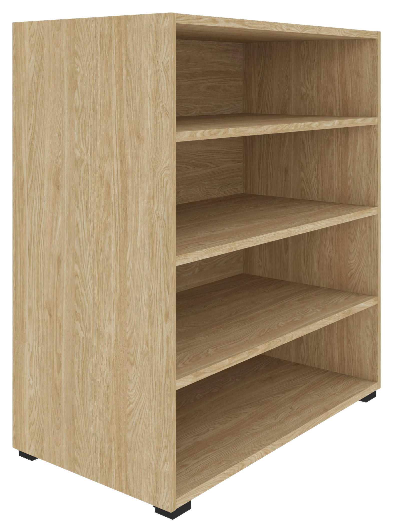 Etajeră, 91/90/40 cm, culoare lemn stejar,