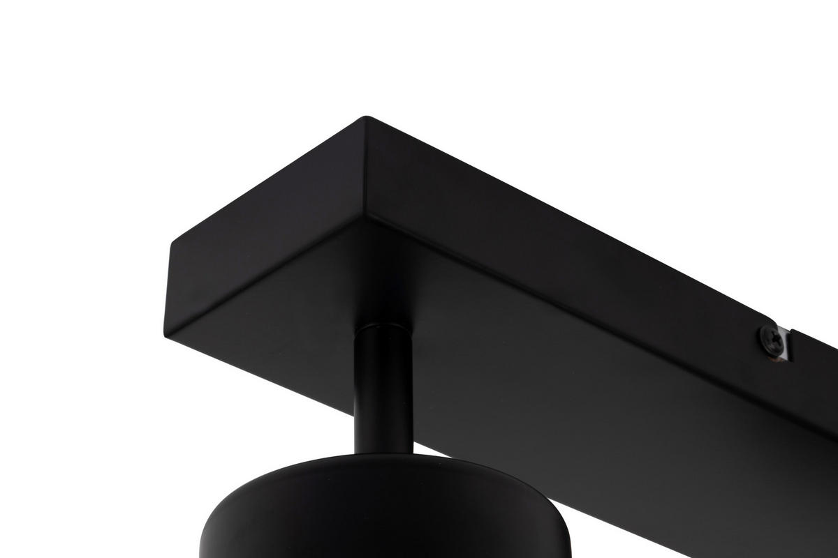 LED-STRAHLER Puk 25/8/10,8 cm   - Schwarz, Design, Metall (25/8/10,8cm) - Novel