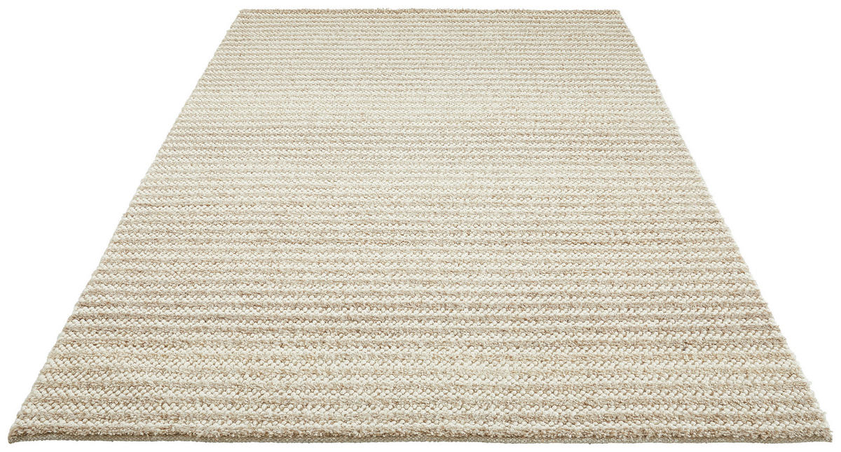 HANDWEBTEPPICH 130/190 cm Beige  - Beige, Natur, Textil (130/190cm) - Linea Natura
