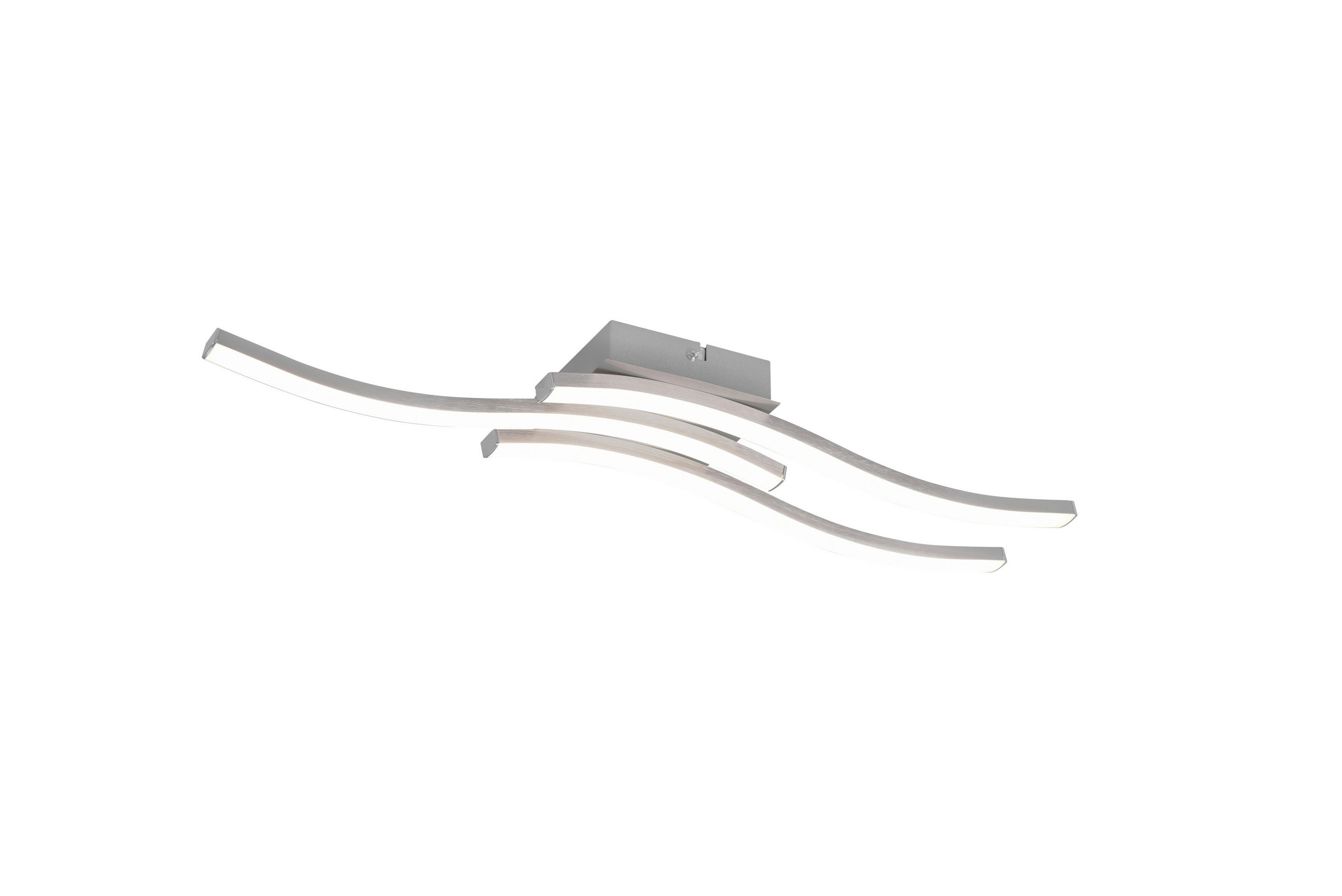LED SVJETILJKA STROPNA Route  - bijela/boje nikla, Trend, metal/plastika (56/7/12cm)
