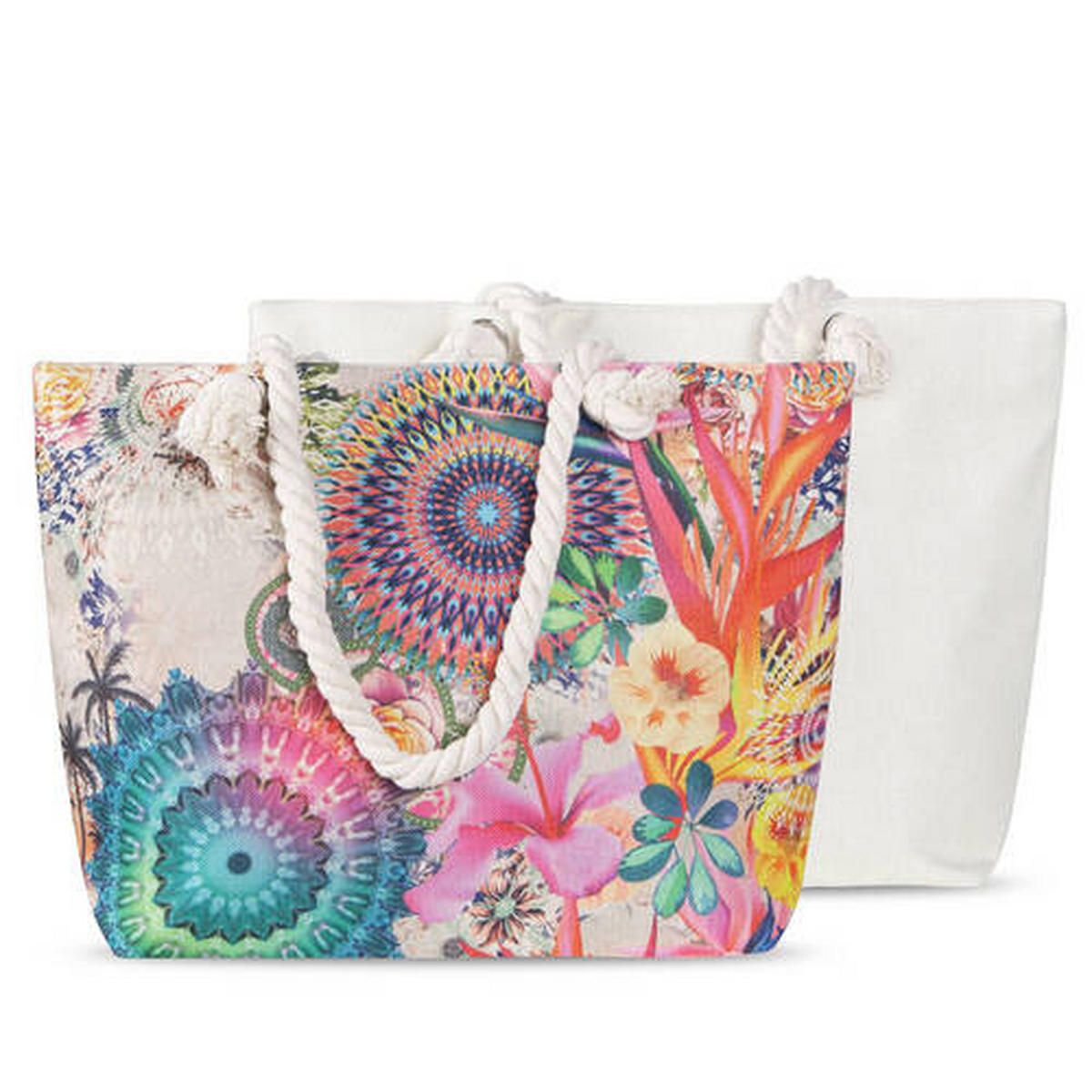STRANDTASCHE - Multicolor, Trend, Textil (43/60cm)