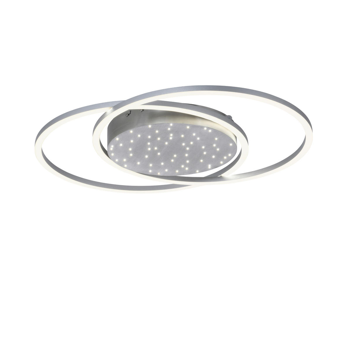 LED-DECKENLEUCHTE 66,8/50/8 cm   - Grau, Design, Kunststoff/Metall (66,8/50/8cm)
