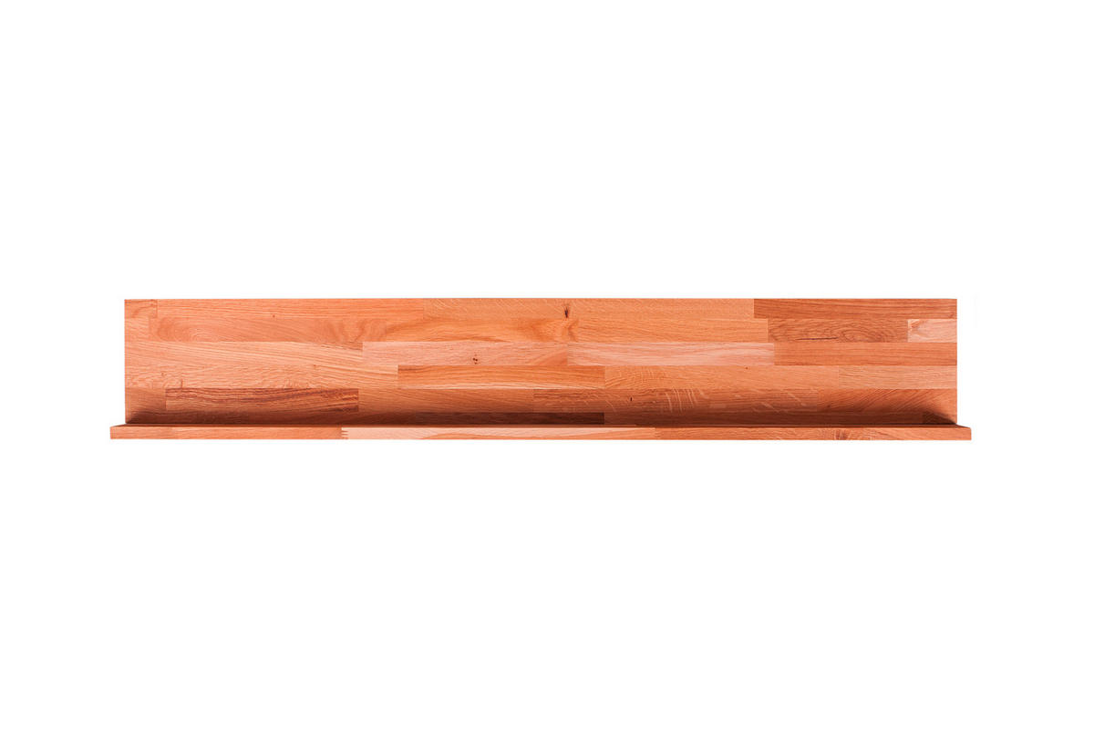 WANDBOARD Eiche Hartholz Eichefarben  - Eichefarben, Basics, Holz (100/8/20cm)
