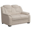 2-SITZER-SOFA in Chenille Beige  - Beige/Schwarz, Basics, Kunststoff/Textil (138/99/99cm) - MID.YOU