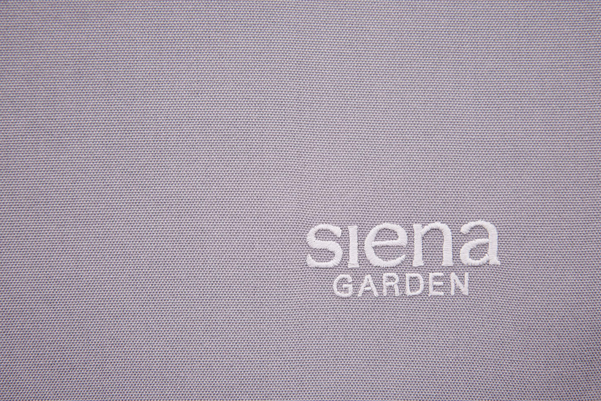 GARTEN-RELAXLIEGE 57/81/143 cm  - Blaugrau, KONVENTIONELL, Kunststoff/Textil (57/81/143cm) - Siena Garden