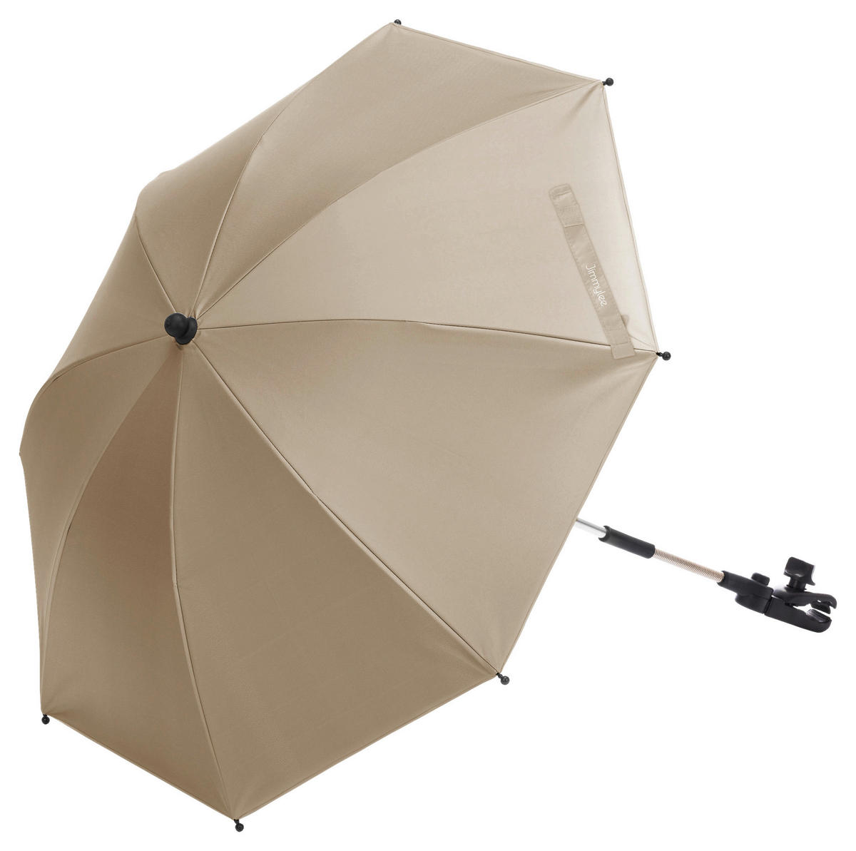 KINDERWAGENSONNENSCHIRM  - Cappuccino, Basics, Textil/Metall (75cm) - Jimmylee