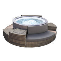 POOL-SET - Dunkelgrau, Basics, Kunststoff/Metall (286/73cm)