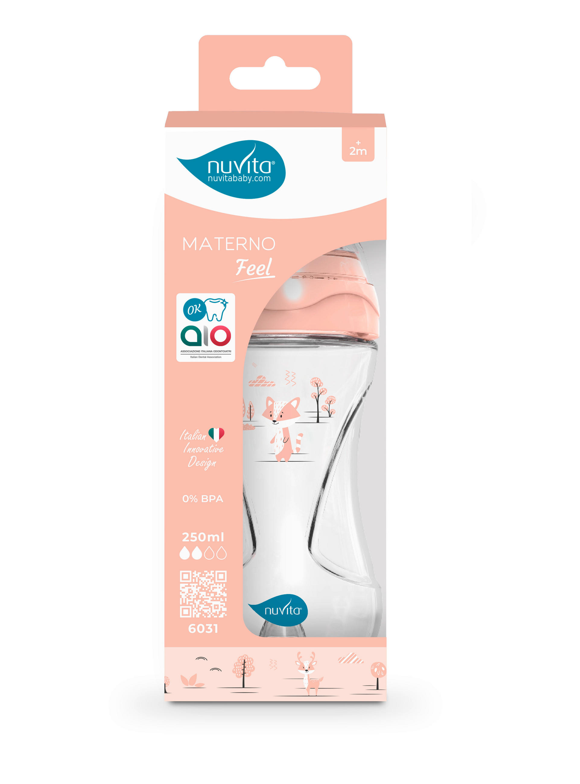 BABYFLASCHE 250 ml  - Pink, Basics, Kunststoff (7/13/7cm)