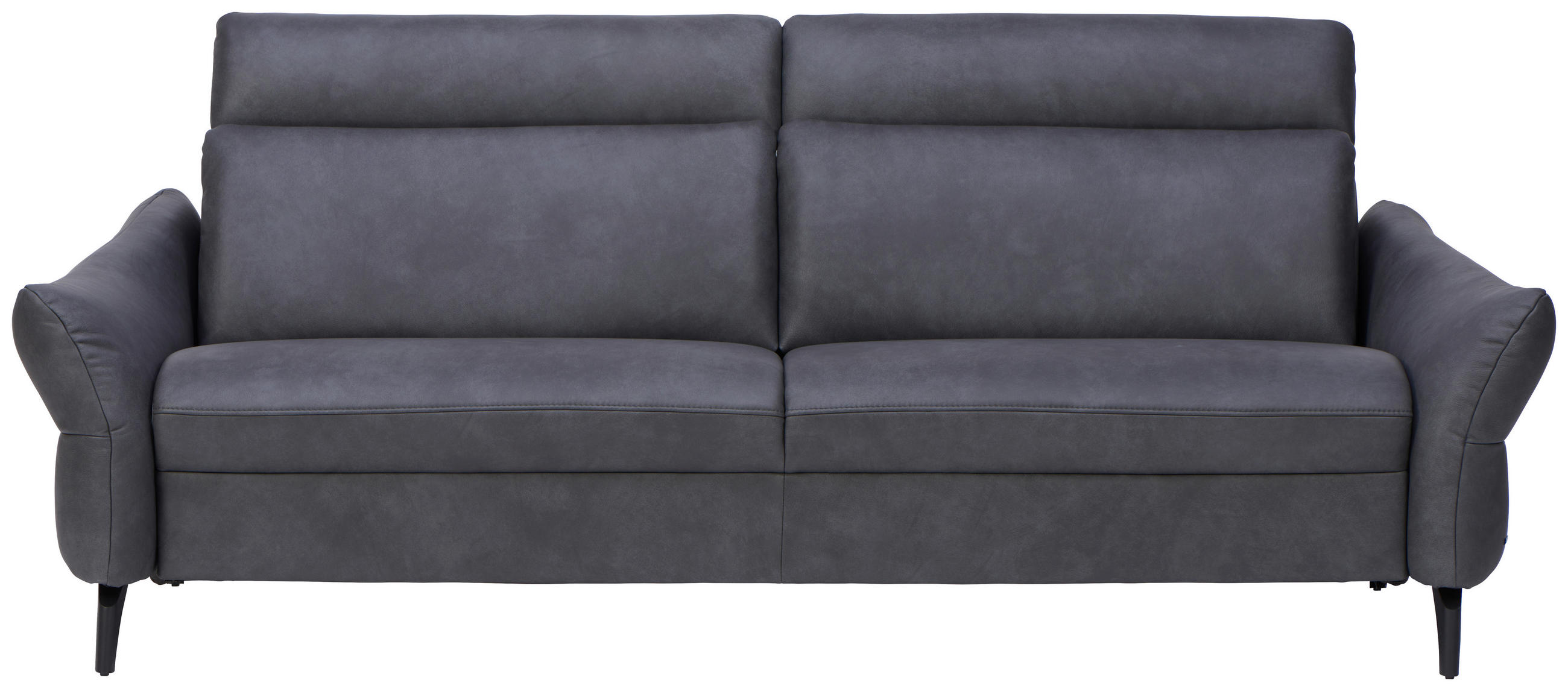 3-SITZER-SOFA in Echtleder Anthrazit  - Anthrazit, Design, Leder/Metall (226/92/97cm) - Himolla Komfortklass