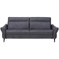 3-SITZER-SOFA in Echtleder Anthrazit  - Anthrazit, Design, Leder/Metall (226/92/97cm) - Himolla Komfortklass