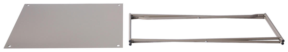 KONFERENČNÍ STOLEK, šedohnědá, kov, 70/70/42 cm - antracitová/šedohnědá, Design, kov (70/70/42cm) - Xora