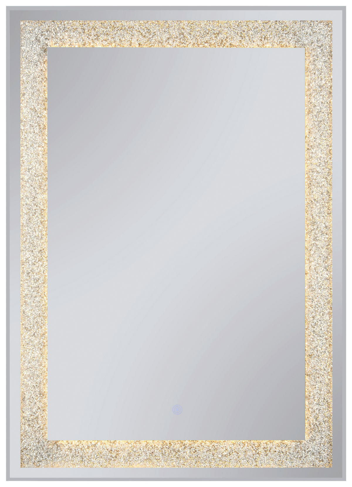BADEZIMMERSPIEGEL 50/70/3,5 cm  - Silberfarben, MODERN, Glas (50/70/3,5cm)