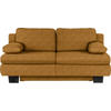 SCHLAFSOFA in Textil Braun, Goldfarben  - Wengefarben/Goldfarben, Konventionell, Holz/Textil (203/94/100cm) - Novel