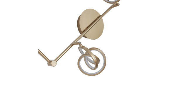 DECKENLEUCHTE 180/14/23,2 cm  - Weiß/Cappuccino, Trend, Kunststoff/Metall (180/14/23,2cm) - Novel