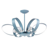 LUSTR, 65/110 cm  - světle modrá, Design, kov (65/110cm)