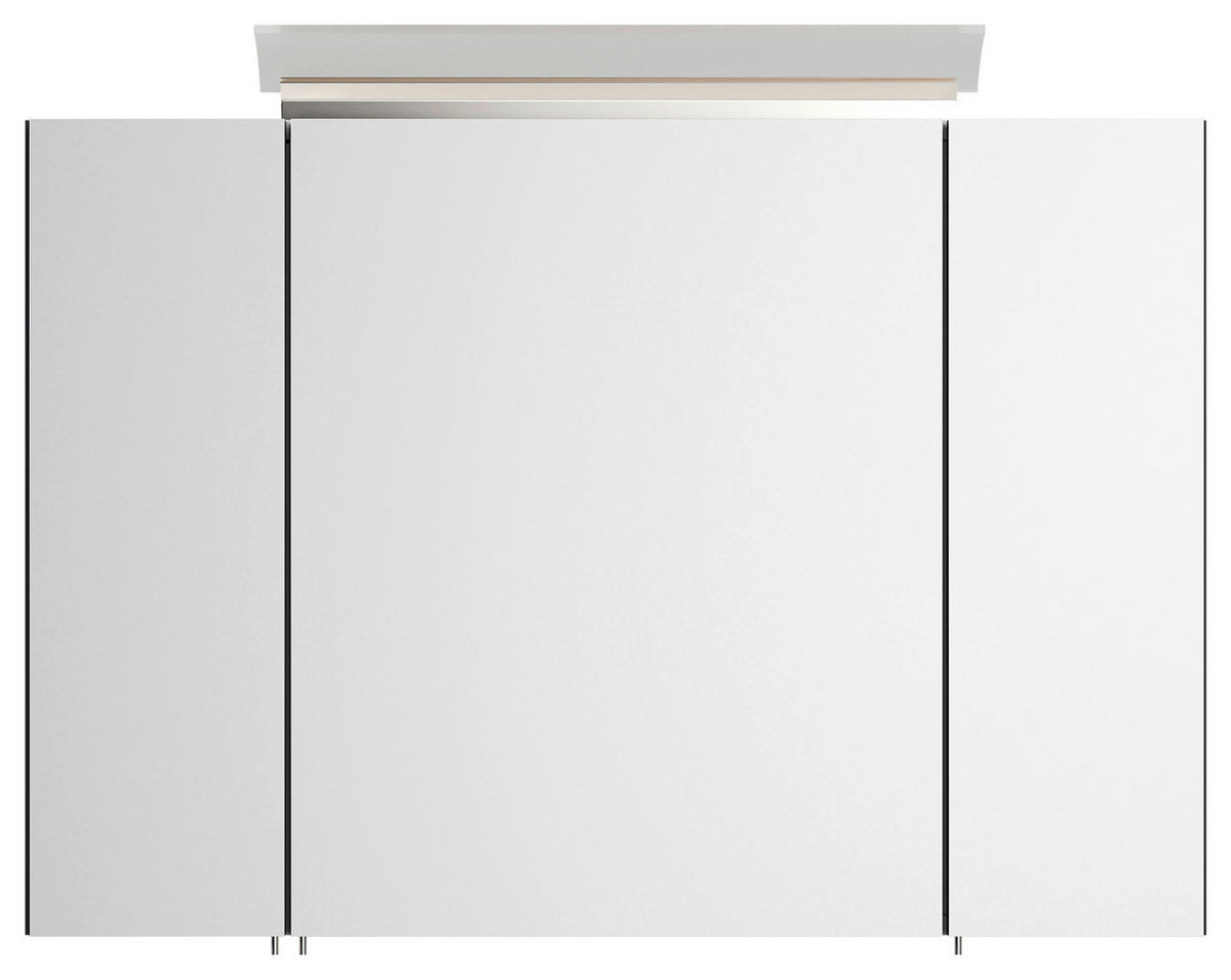 SPIEGELSCHRANK 90/62/17 cm  - Graphitfarben, MODERN, Glas/Holzwerkstoff (90/62/17cm) - MID.YOU