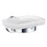 SEIFENSCHALE Metall, Glas - Chromfarben, Basics, Glas/Metall (12/4,8/7,8cm) SEIFENSCHALE Metall, Glas - Chromfarben, Basics, Glas/Metall (12/4,8/7,8cm)