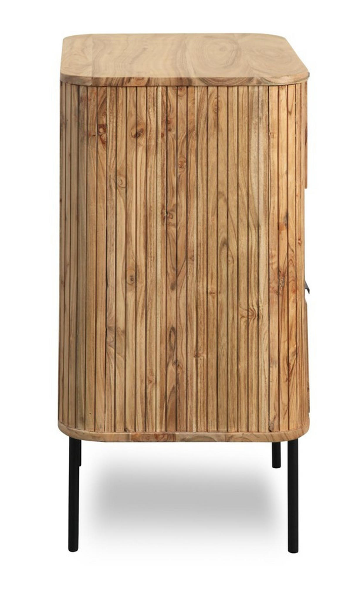 KOMMODE  in 58/80/45 cm  - Grau, KONVENTIONELL, Holz/Metall (58/80/45cm) - Livetastic