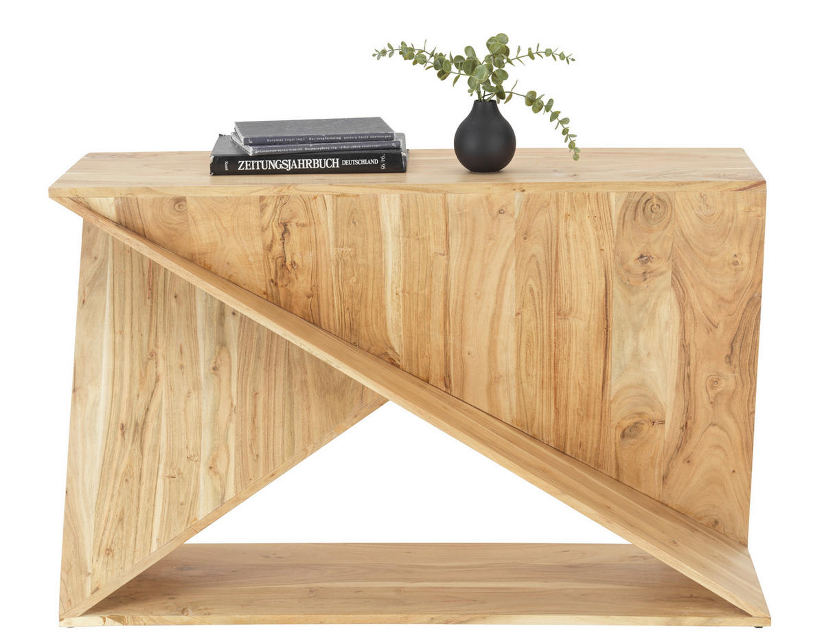 KONSOLBORD i trä 120/40/75 cm    - akaciefärgad, Design, trä (120/40/75cm) - Novel