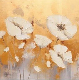 METALLBILD Blumen  - Multicolor, Basics, Metall (30/30/2cm) - Euroart