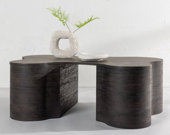 SOFFBORD i trä, trämaterial 80/80/45 cm  - mörkbrun, Design, trämaterial/trä (80/80/45cm) - Best Price