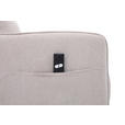 RELAXSESSEL Leinenoptik    - Schwarz/Naturfarben, Design, Textil/Metall (74/101/92cm) - Carryhome