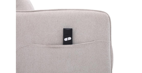 RELAXSESSEL Leinenoptik    - Schwarz/Naturfarben, Design, Textil/Metall (74/101/92cm) - Carryhome