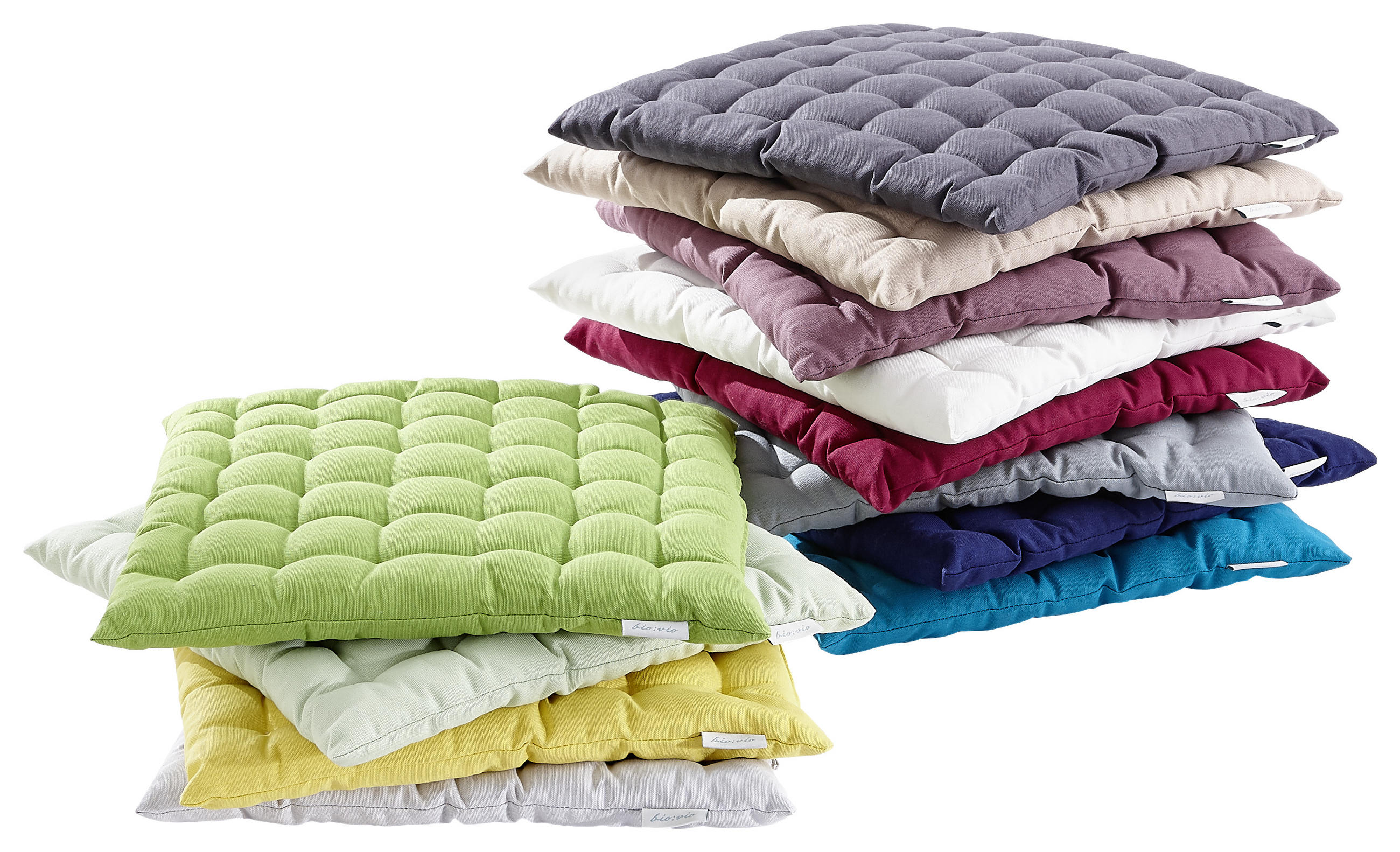 SITZKISSEN 38/38/4 cm    - Creme, Basics, Textil (38/38/4cm) - Bio:Vio