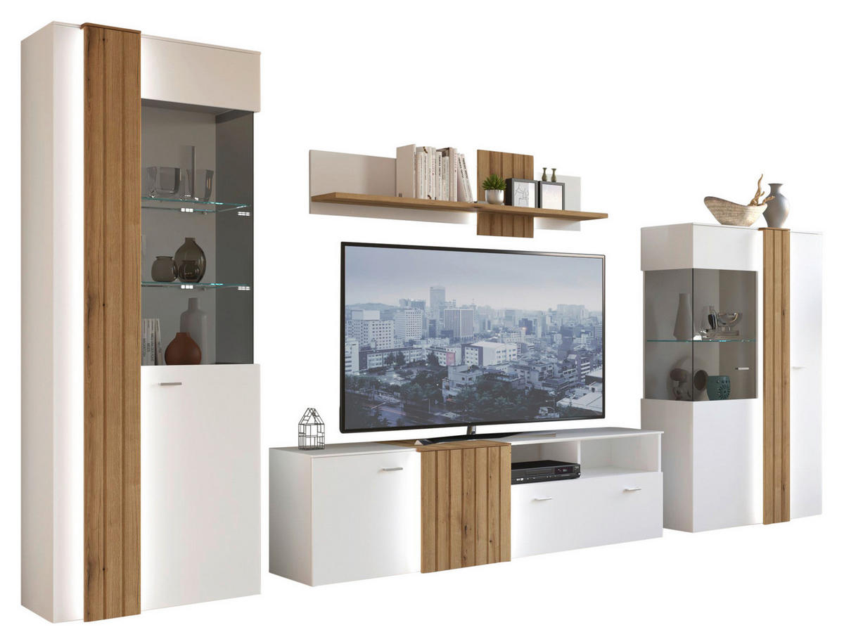 KOMODA POD TELEVIZI, 178/51/44 cm - Konvenční, kov/kompozitní dřevo (178/51/44cm) - Hom`in