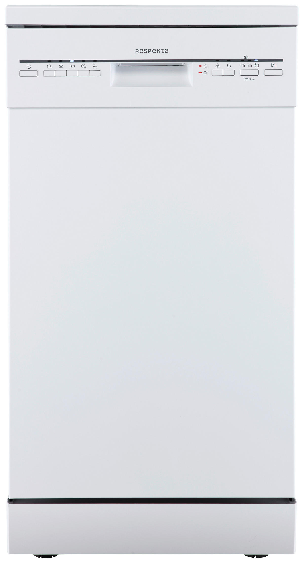 GESCHIRRSPÜLER GSPS45W-12  - Weiß, Basics, Kunststoff/Metall (44,8/84,5/60cm) - Respekta