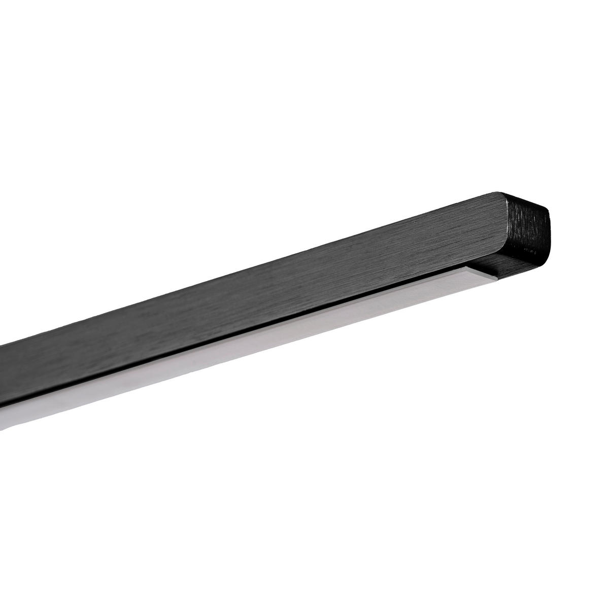 LED-HÄNGELEUCHTE Pendelleuchte 18/18 Down Gestensteuerung 143/1,8/1,8 cm   - Schwarz, Design, Metall (143/1,8/1,8cm) - Ambiente