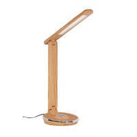 LAMPA NA PÍSACÍ STÔL, dotykový stmievač, 28/16/48,8 cm - farba duba, Konventionell, plast (28/16/48,8cm) - Novel