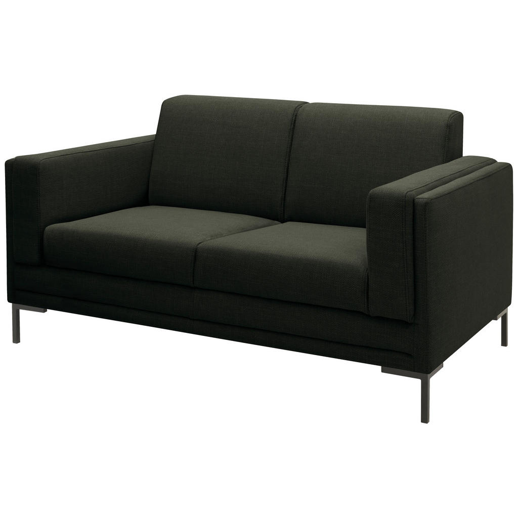 Thumbnail - Looks by W.Joop 2-Sitzer-Sofa Looks Vii, Dunkelgrün, Textil, Uni, 155x82x90 cm, Made in EU, FSC Mix, Stoffauswahl, Rücke...