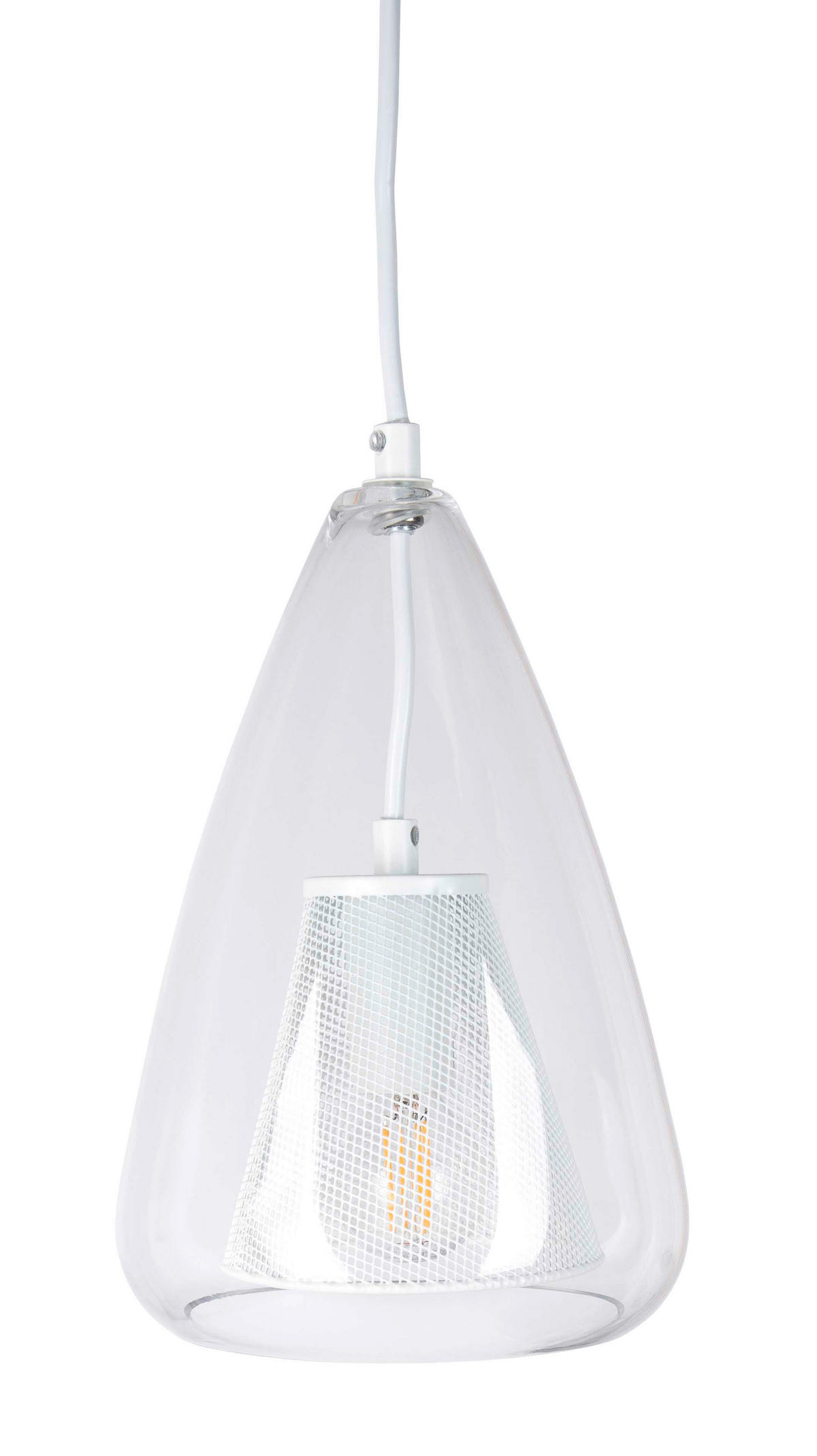 LUSTER  16,5/150 cm      - bela, Dizajnerski, metal (16,5/150cm)