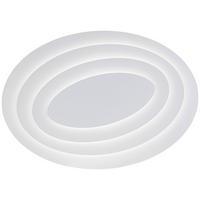 DECKENLEUCHTE    60/43/9 cm  - Weiß, Design, Kunststoff/Metall (60/43/9cm) - Collet's Monde