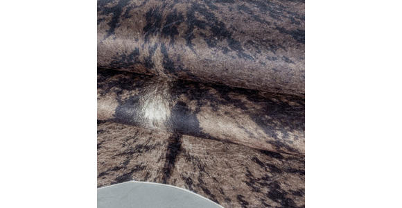 FELLTEPPICH 100/135 cm Etosha  - Braun/Weiß, Design, Leder/Textil (100/135cm) - Novel