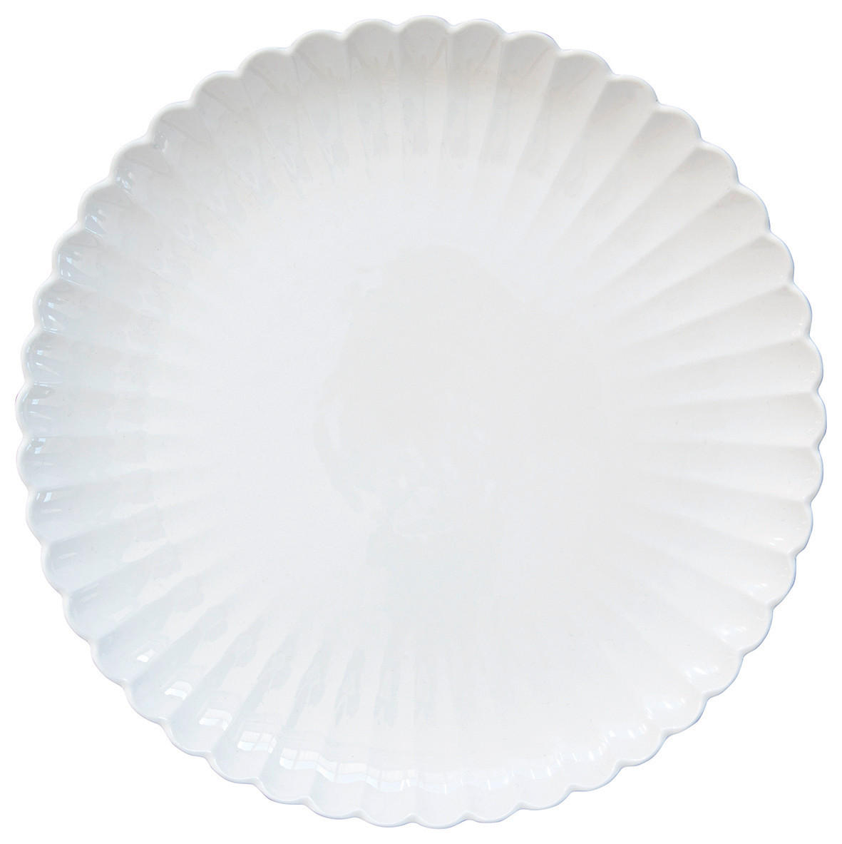 LAPOSTÁNYÉR  - fehér, Romantik / Landhaus, kerámia (26/26cm) - Easy Life