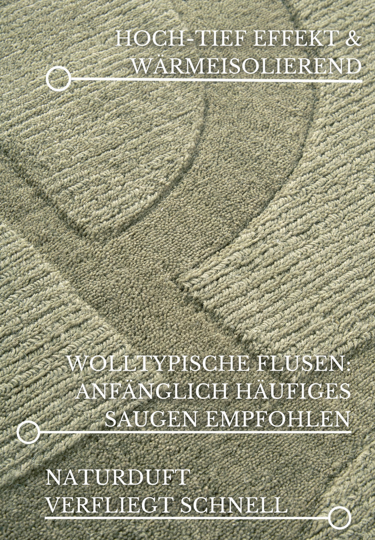 HANDWEBTEPPICH 160/230 cm Kollektion 1906 Grün  - Grün, Basics, Textil (160/230cm) - Villeroy & Boch