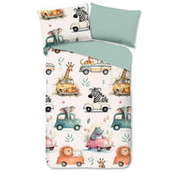 KINDERBETTWÄSCHE 140/200 cm  - Blau, Trend, Textil (140/200cm)