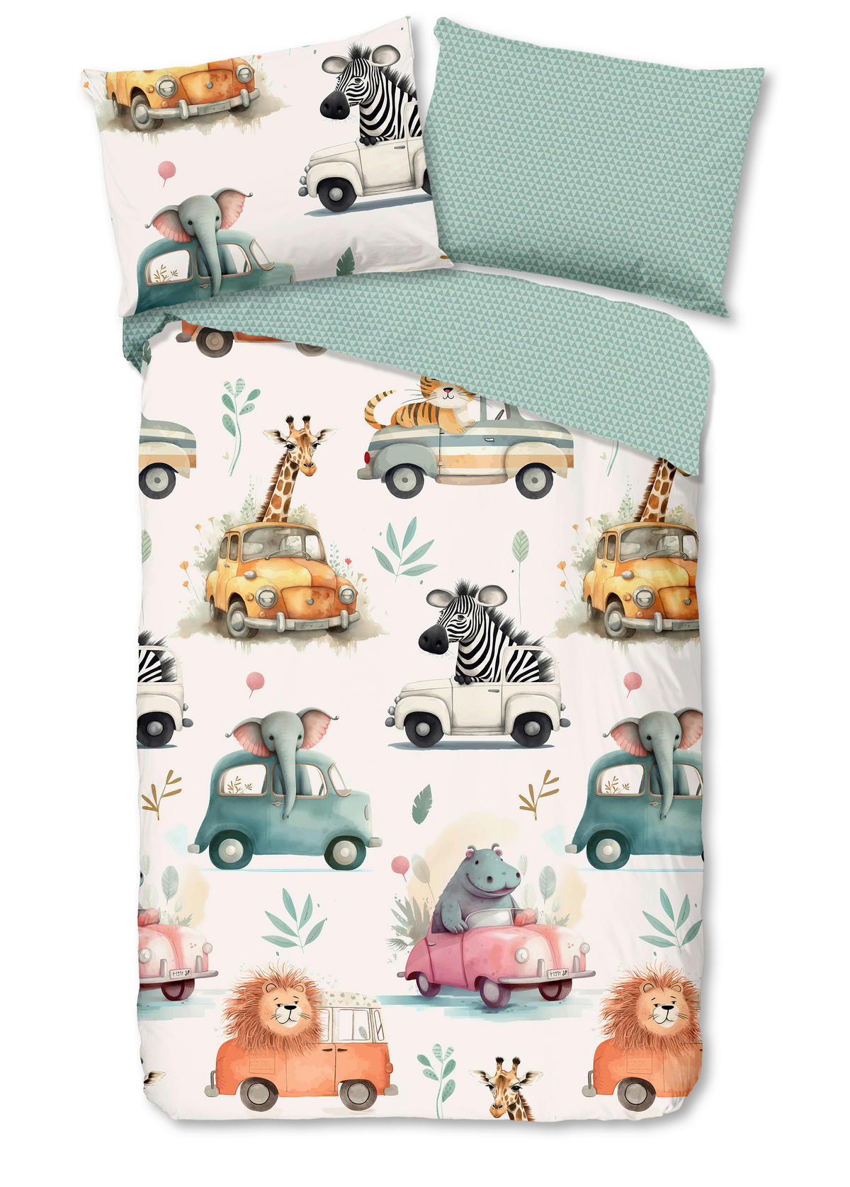 KINDERBETTWÄSCHE 140/200 cm  - Blau, Trend, Textil (140/200cm)