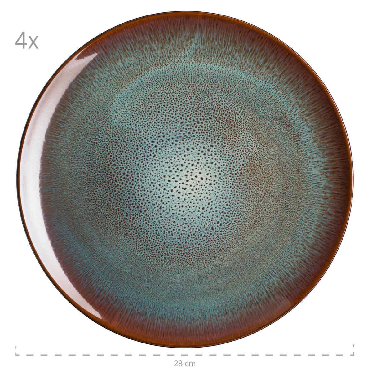 KOMBISERVICE 20-teilig 4 Personen  - Basics, Keramik - Mäser