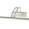 LED-BILDERLEUCHTE 68/12/20 cm   - Silberfarben, KONVENTIONELL, Kunststoff/Metall (68/12/20cm)