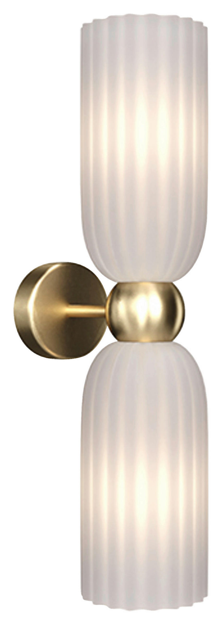 WANDLEUCHTE - Goldfarben, Glas/Metall (18/43,5/10cm) - MAYTONI