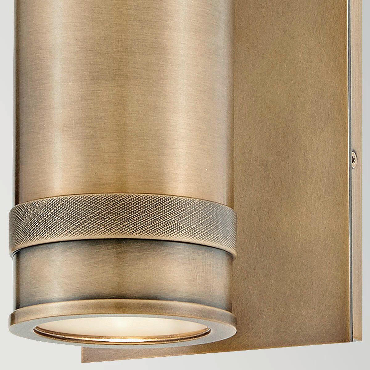 WANDLEUCHTE Hinkley 48,3/12,7/14,7 cm  - Messingfarben, Design, Glas/Metall (48,3/12,7/14,7cm) - Elstead Lighting