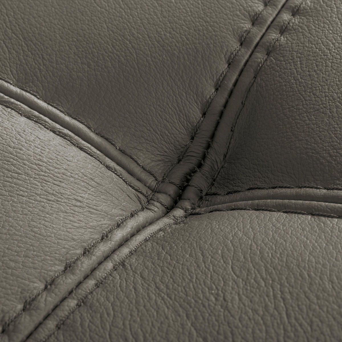 ECKSOFA  in Lederlook Echtleder Schlammfarben  - Schlammfarben/Schwarz, Design, Leder/Textil (173/247cm) - Livetastic