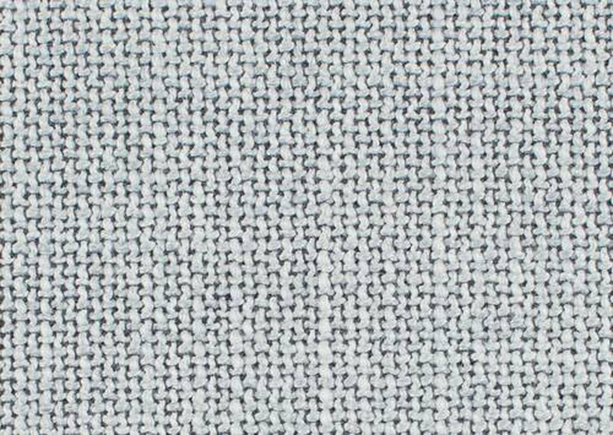 HOCKER in Textil Hellgrau  - Hellgrau/Schwarz, Design, Kunststoff/Textil (105/38/117cm) - home24