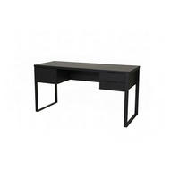 SCHREIBTISCH 150/120/76 cm Schwarz Stauraum, in verschiedenen Holz-Dekoren erhältlich  - Schwarz, Lifestyle, Holzwerkstoff/Metall (150/120/76cm)